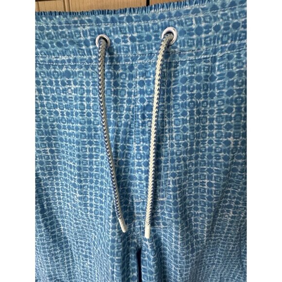Johnnie-O Trunks Men's Tyndall Boardshorts Swim Riptide Blue Size Large EUC - Picture 3 of 8